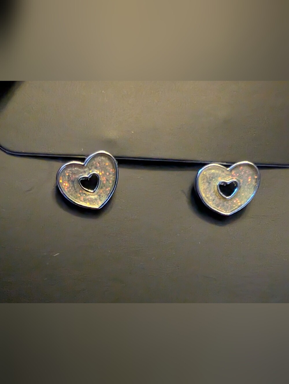 3pk Of Sparkle Heart Earrings